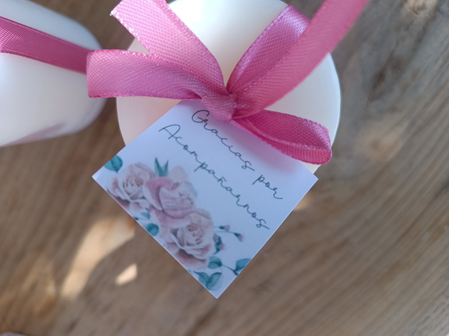 Vela con diseño Quinceañera rosa