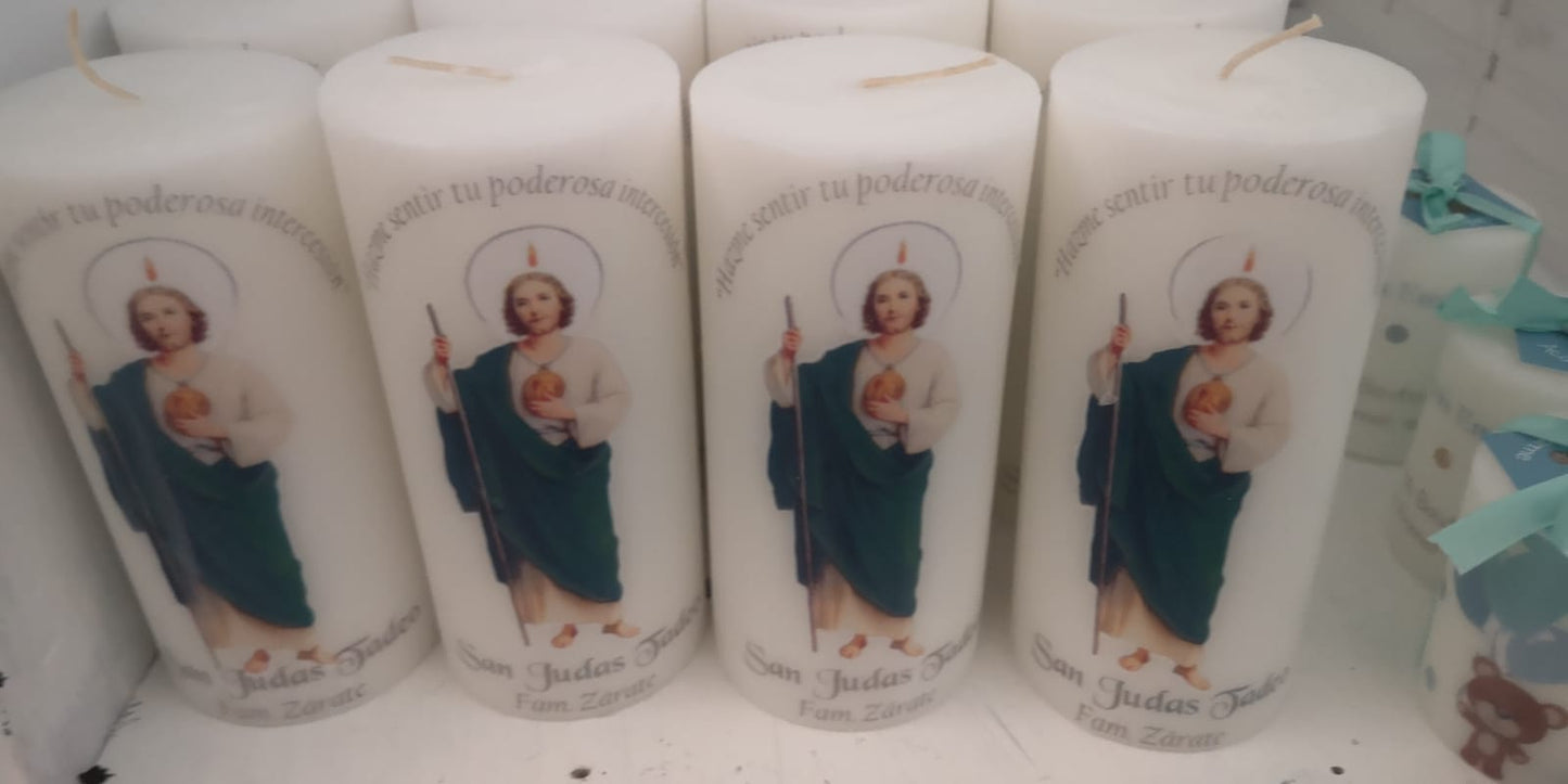 Paq. 10 velas San Judas Tadeo