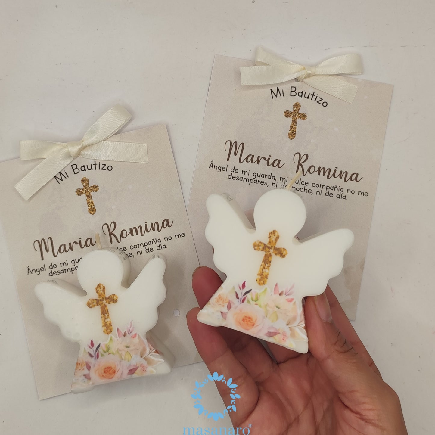 Angelitos Flores Ivory