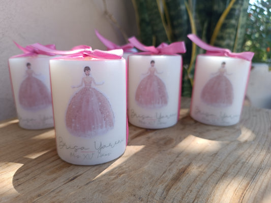 Quinceañera rosa