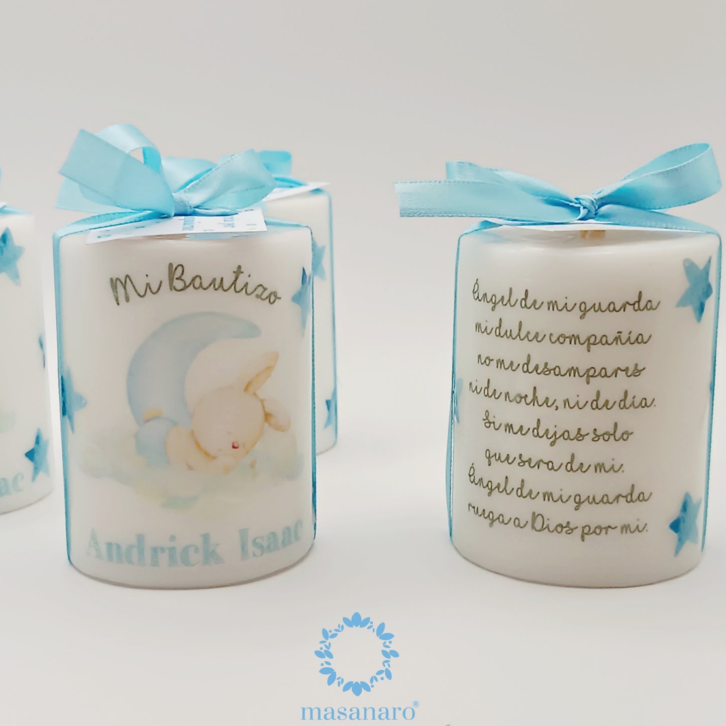 Paquete 10 velas. Diseño conejito