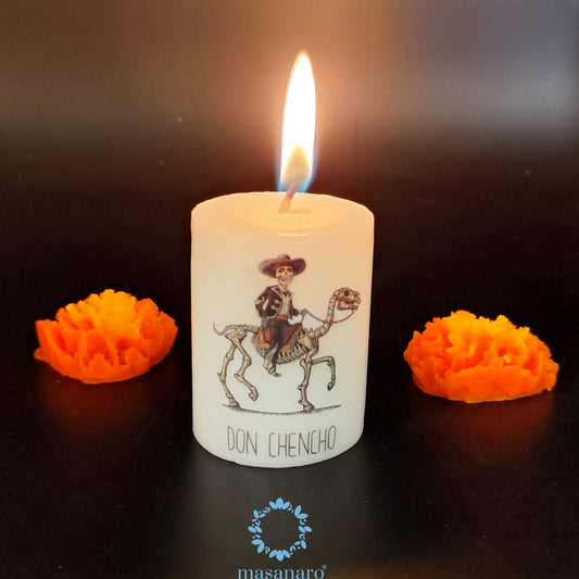 Vela de cirio "Jinete"