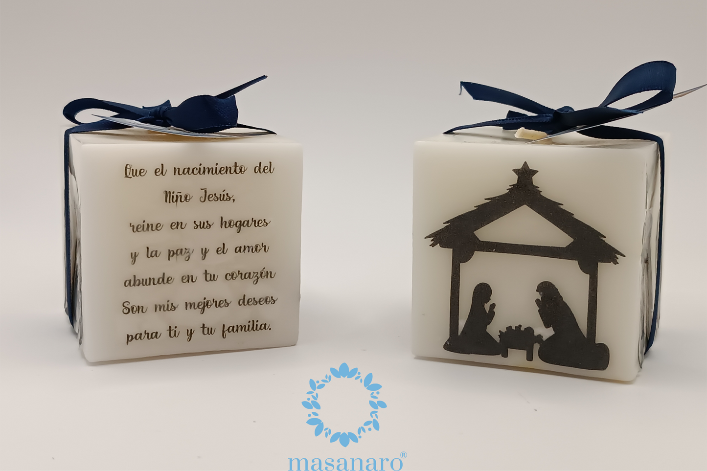 Vela de cubo. Diseño nacimiento