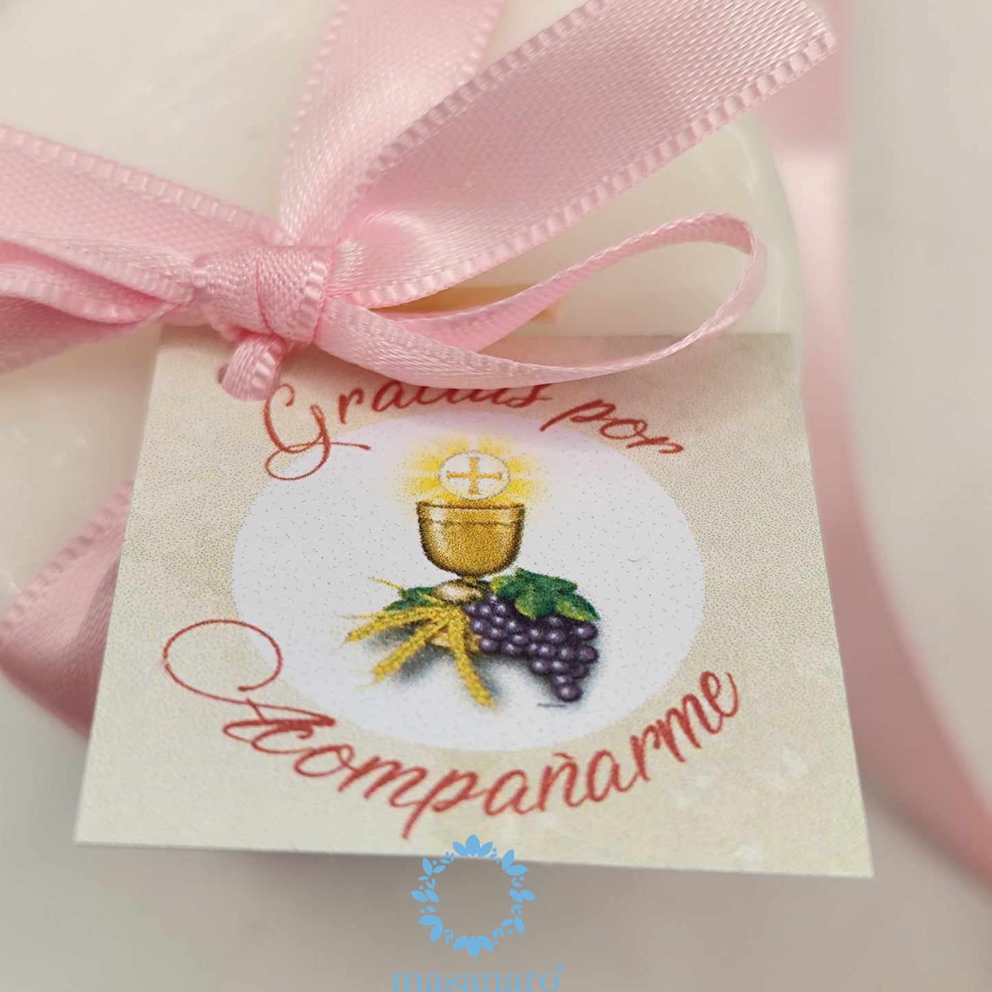 Vela con diseño de cáliz