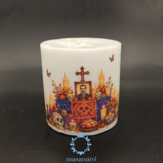 Vela altar de muertos