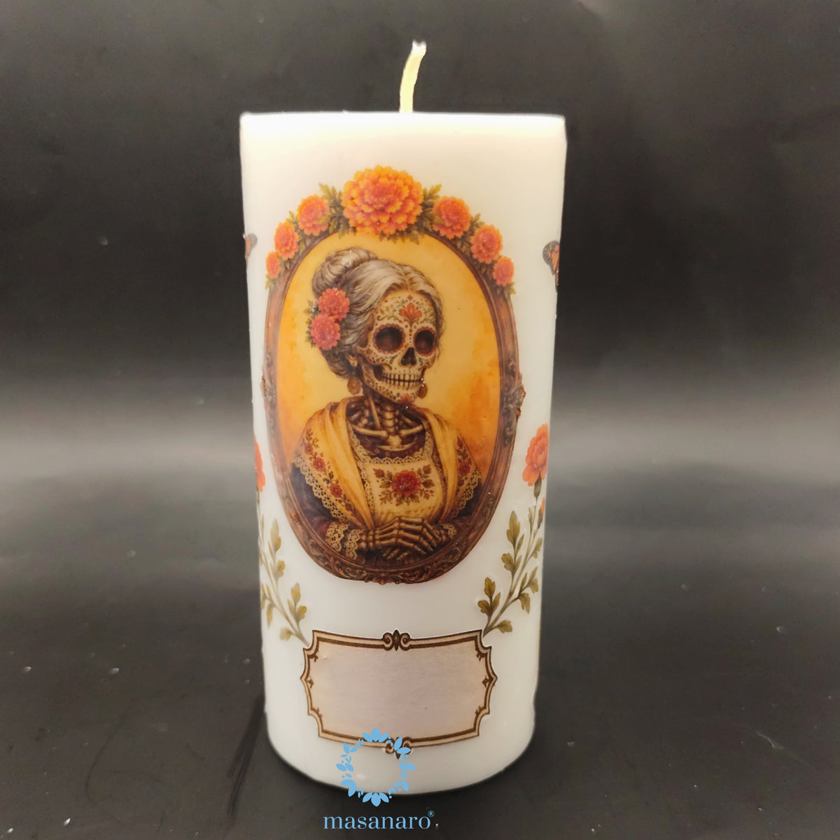 Vela retrato dia de muertos