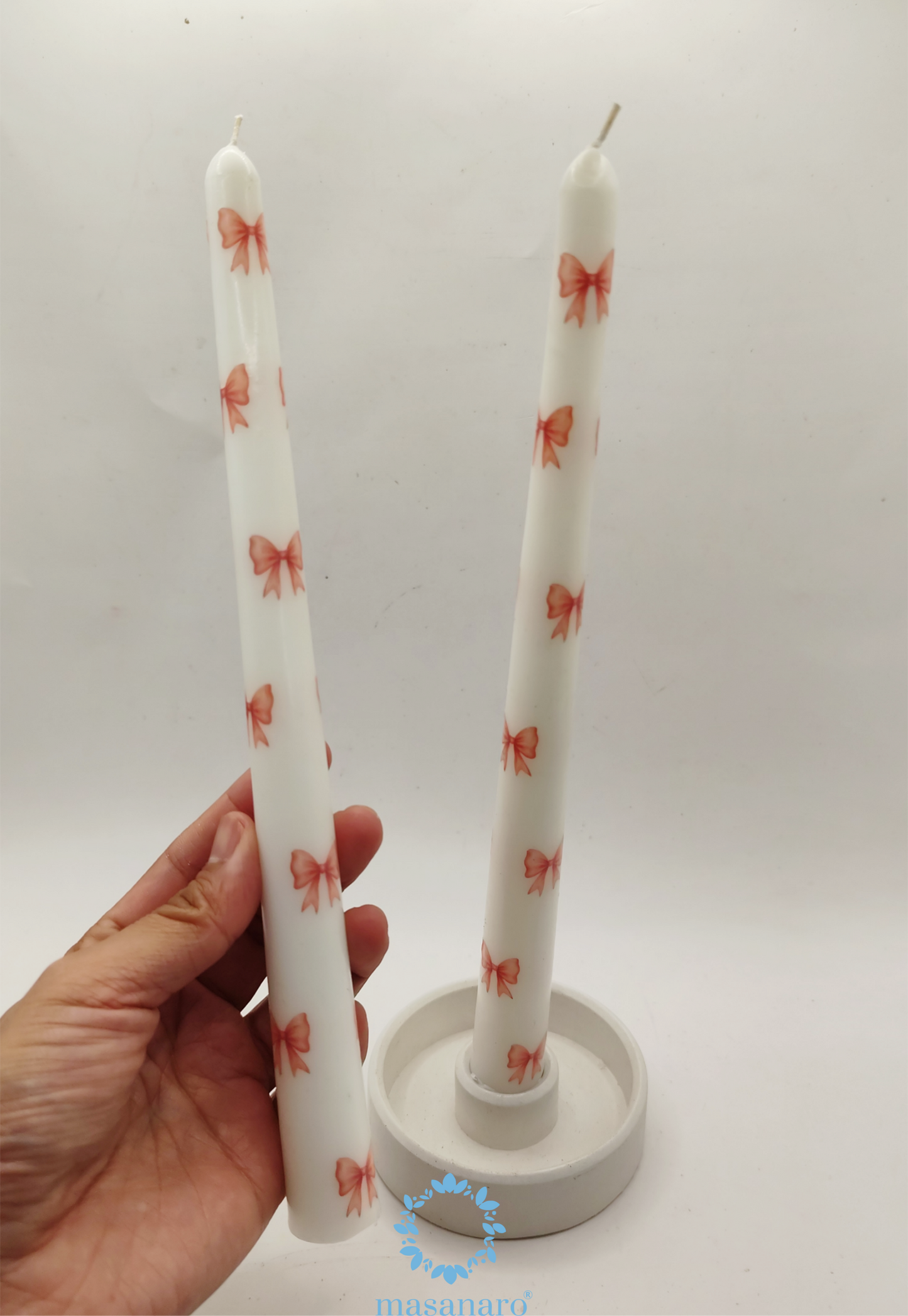 Par velas taper. Coquette