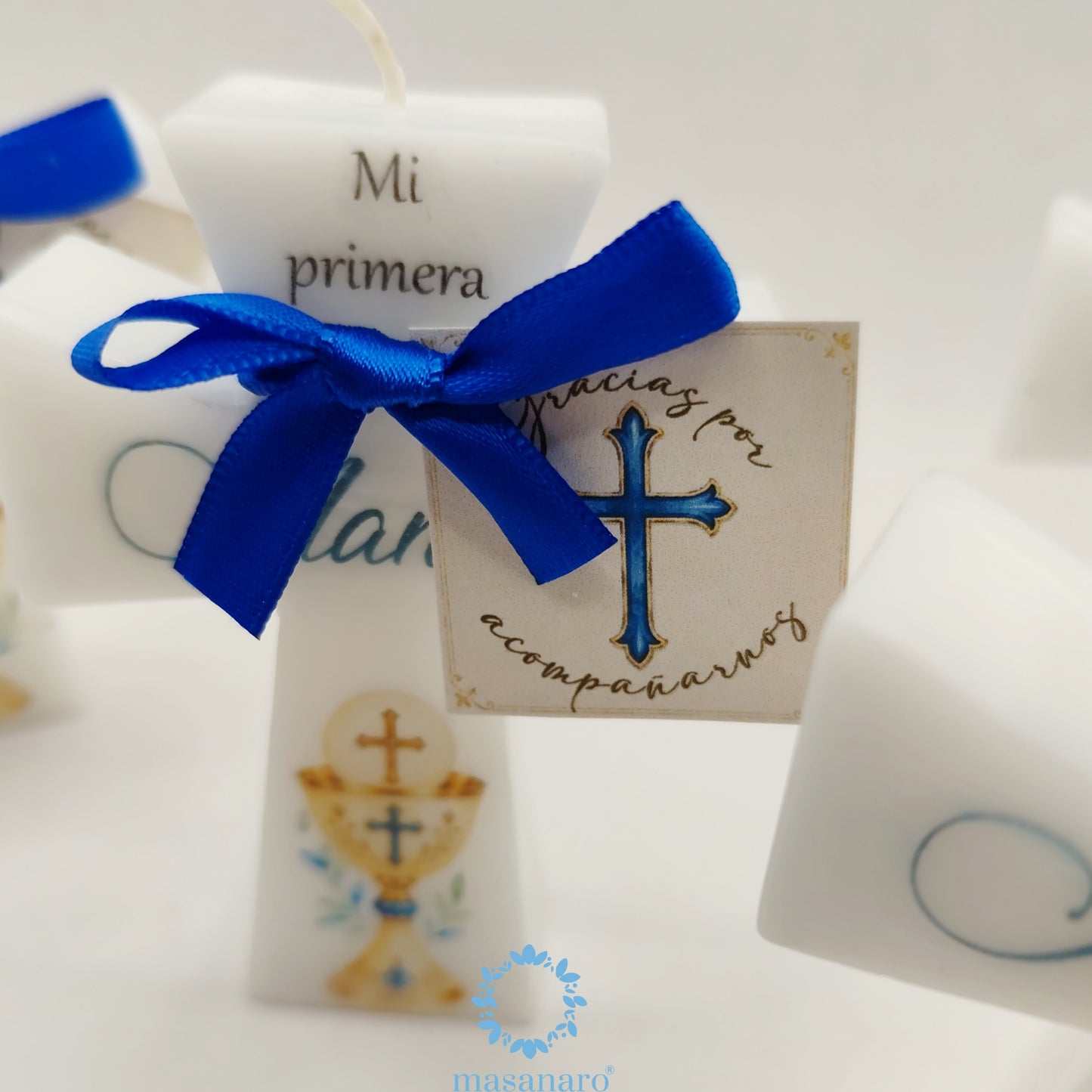 Vela de cruz. Diseño caliz