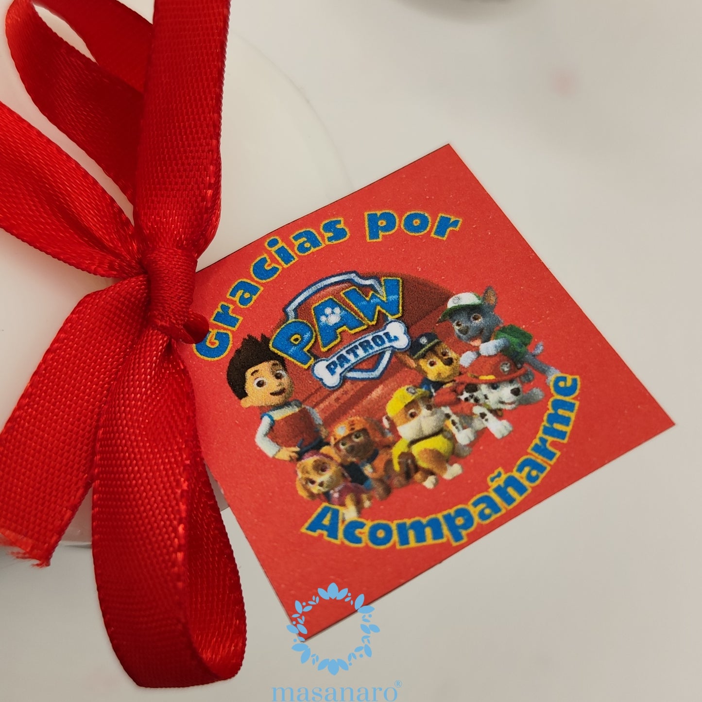 Vela con diseño Paw Patrol