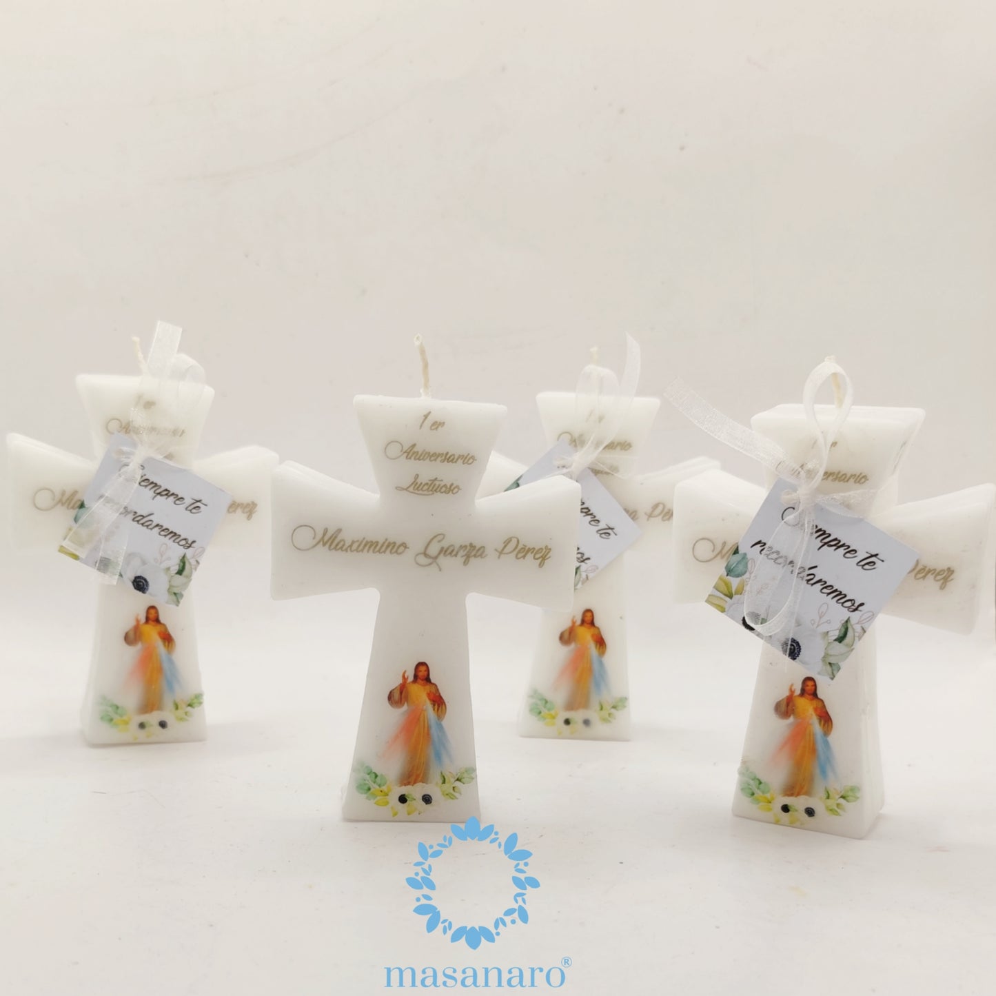 Vela de cruz 10cm. Diseño Sr. De la misericordia