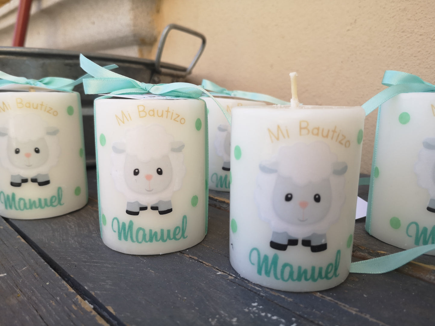 Vela con Diseño borreguito