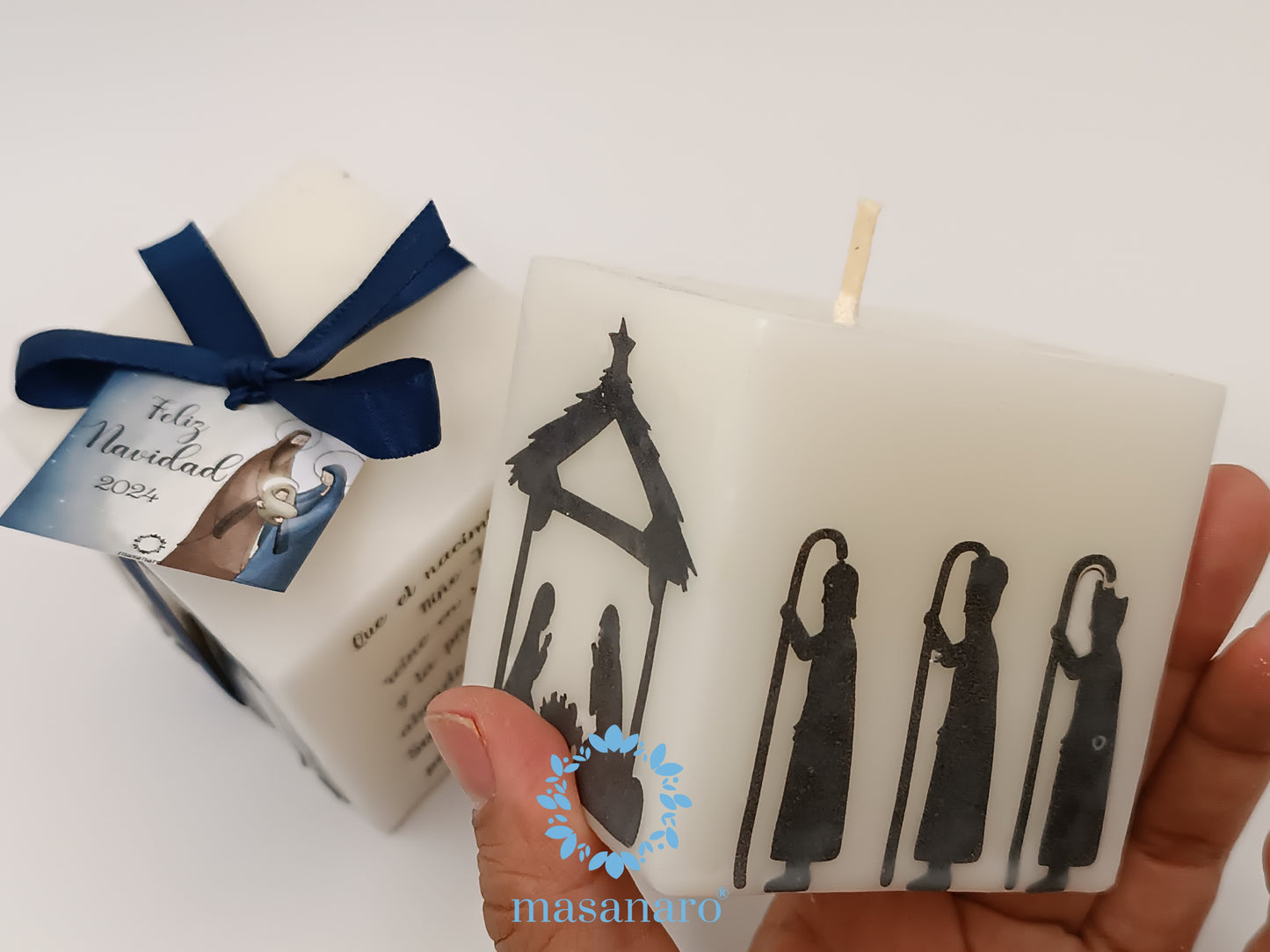 Vela de cubo. Diseño nacimiento