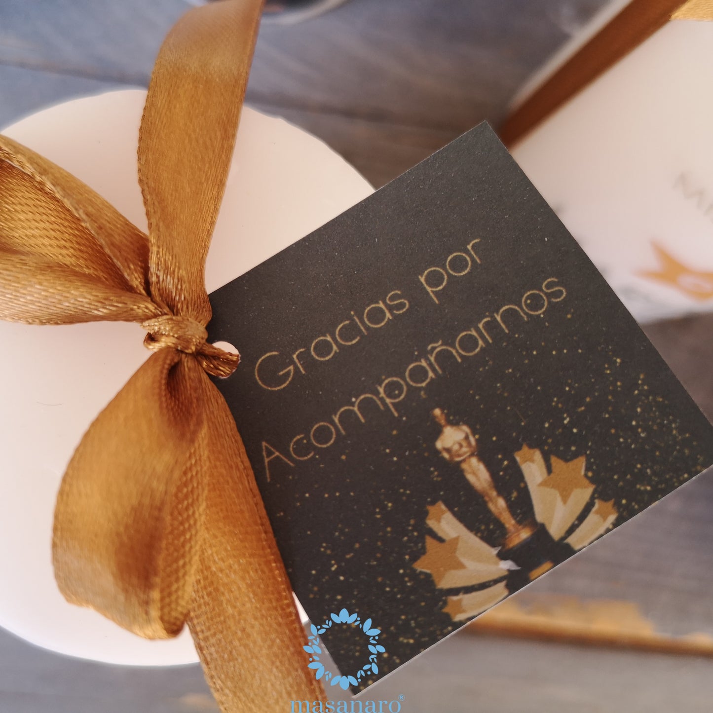 Vela con diseño "Oscars"