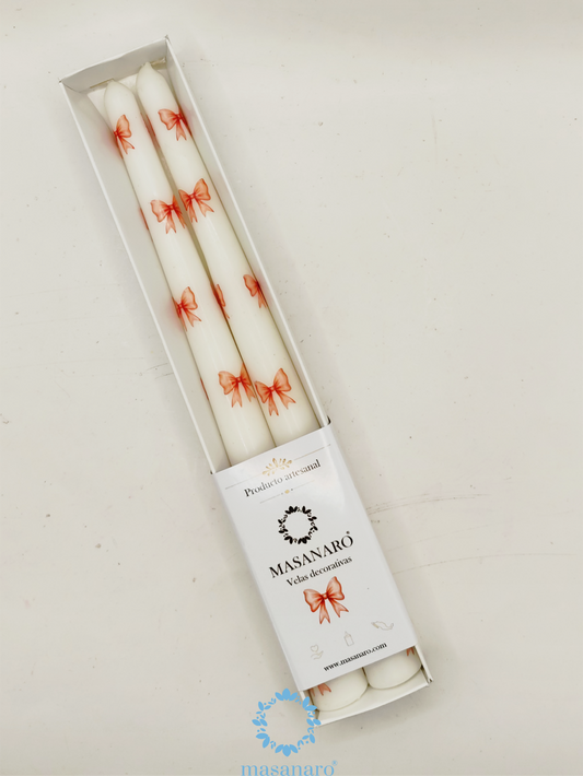 Par velas taper. Coquette